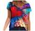 Women’s Short Sleeve V Neck Summer Tops Vintage Aesthetic Printed T-Shirt Blouses Loose Fit Graphic Holiday Tee Tunics