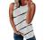 Womens Summer Tops Classic Striped Short Sleece T-Shirt Casual Crewneck Tee Shirts Loose Graphic Tshirts Tunic Blouses