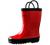 OAKI Kids Waterproof Rubber Rain Boots with Easy-On Handles