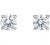 Swarovski Women's Tennis Bracelet and Earring Collection, Rhodium Finish, Clear Crystals