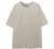 DAY VILLAGE Women's French Terry Drop Shoulder Raw Edge Oversized Short Sleeve T-shirt Top