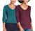 Eddie Bauer Women's Long Sleeve V-Neck 2-Pack T-Shirts