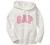 GAP Girls Fleece Arch Logo Pullover Hoodie