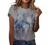 Summer Tops for Women Trendy Graphic Tees Cute Floral Print Loose Short Sleeve Aesthetic Shirts Casual T-Shirt Blouses