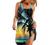 SNKSDGM Summer Dress for Women Sexy Sleeveless U-Neck Tank Dress Casual Beach Sundress Bikini Swimsuit Cover Ups Dresses