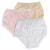 Women's Nylon Lace Trim Panties Full Cut Briefs - Pack of 3