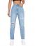 SweatyRocks Women's High Waist Slant Pocket Denim Jeans Ripped Straight Leg Pants