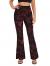 SOLY HUX Women's Print Elastic High Waisted Flare Leg Bell Bottom Pants