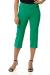 Rekucci Women's Ease into Comfort Capri with Button Detail