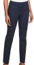 Ann Taylor Womens Tailored Fit Modern Redefined Flat Front Cotton Pants 487670 Navy Blue