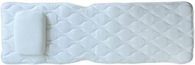 ZQXJBM Quick Dry Full Body Bath Pillow 3D Breathable Mesh Bathtub Pillows Comfort Bath Mat with Non Slip Suction Cups for Women Home Luxury Spa Gifts