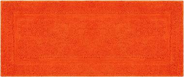 SHACOS Super Soft Bathroom Runner Rug Mat 24"x60" Non Slip Bath Rug Microfiber Absorbent Bath Mat Shower Rug Bathroom Vanity Sink Bathtub Rug Machine Washable (24"x60", Orange)