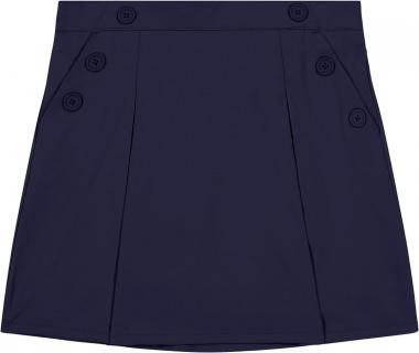 Nautica Girls' School Uniform Stretch Poplin Scooter