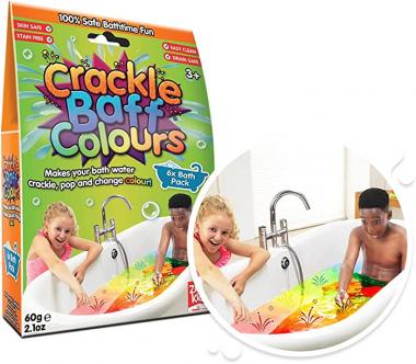 Zimpli Kids Crackle Baff from, Make Your Water Crackle, Pop & Change Colour, for Children, Sensory Play Experience, 6 Count (Pack of 1)