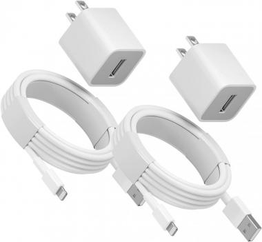 iPhone Charger, [Apple MFi Certified] 2 Set iPhone Wall Charger Block with Lightning Cable，Fast Charging Data Sync Cords USB Plug Cube Compatible with iPhone 13 12 11 Mini Pro Max Xs XR X 8 7 Plus SE