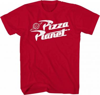 Disney Pixar Toy Story Pizza Planet Boys Youth Humor Funny Tee T-Shirt(Red,Medium)