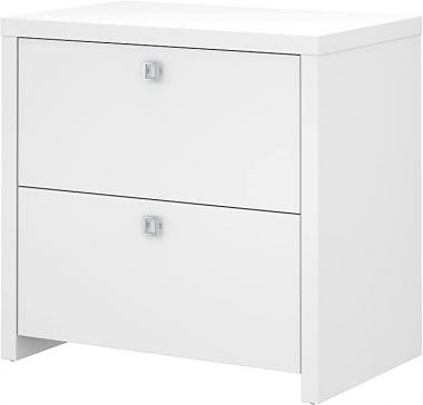 Bush Business Furniture Office by kathy ireland Echo Lateral File Cabinet, Pure White