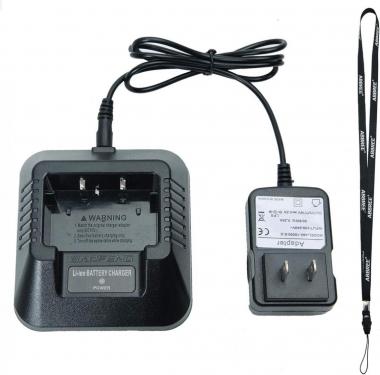 Baofeng Battery Charger 100v-240v with US Adapter +1USB Charger Cable for DM-5R UV-5R UV-5RA UV-5RE BF-F8HP UV-5X3 UV-R3 V2+ Plus Series Two-Way Radio Walkie Talkie