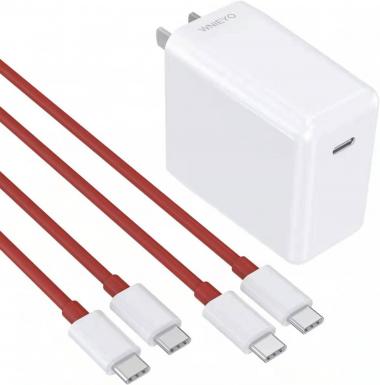 Oneplus Warp Charger for 9R/9/9 Pro, Oneplus Warp Charger 65w Set Compatible with 8 Pro/8T/8/7 Pro/7T/7T Pro, Include 65w Power Adapter, 2 Pack USB Dual Type-C Data Cable (1M/3.3ft) (1,5M/5.0ft)