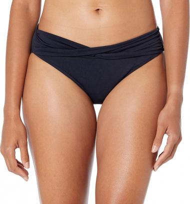 Seafolly Women's Twist Band Hipster Full Coverage Bikini Bottom Swimsuit