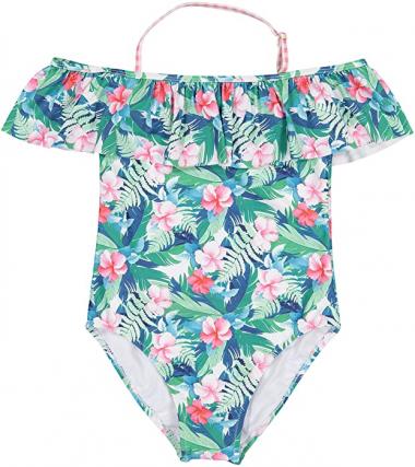 Tommy Bahama Girls' One-Piece Swimsuit Bathing Suit