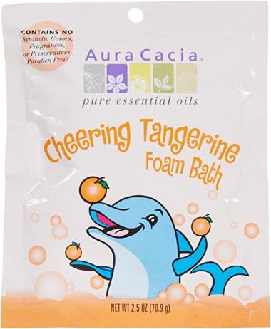 Aura Cacia Aromatherapy Foam Bath for Kids - Cheering - 2.5 oz