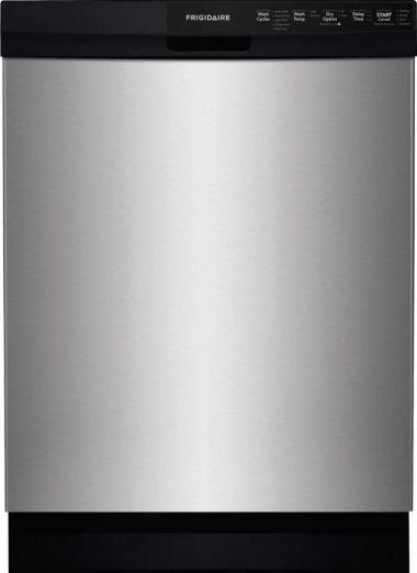 Frigidaire FFBD2412SS 24" Built-In Dishwasher with 14 Place Setting Energy Saver Plus Cycle SpaceWise Silverware Basket and Delay Start in Stainless