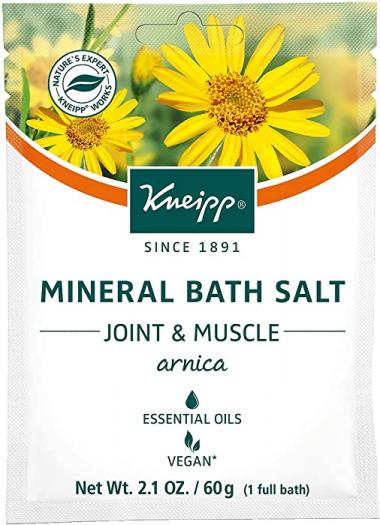 Kneipp Mineral Bath Salt, Joint and Muscle, Arnica, 2.1 oz.