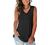 SAMPEEL Tank Tops for Women Summer Trendy V Neck Sleeveless Tee Shirts Women Casual Tee