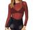 Women's Short Sleeve Long Sleeve Bodycon Clubwear Sheer Pure Mesh Tops T Shirts