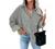 Sidefeel Women Corduroy Long Sleeve Button Down Shirt Oversized Jacket Tops