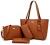 Women Fashion Handbags Wallet Tote Bag Shoulder Bag Top Handle Satchel Purse Set 4pcs