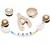 Crocs Jibbitz 5-Pack Gold Shoe Charms | Jibbitz for Crocs