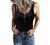 Women Tank Tops Summer Sleeveless Shirts Slim Basic Cami Top T-Shirt Trendy Ombre Knit Ribbed Button Up Henley Blouses