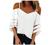 Women Summer Lace 3/4 Bell Sleeve Shirts V Neck Tops Casual Solid Elegant Blouses Summer Loose Beach Party T Shirts