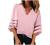 Women Summer Lace 3/4 Bell Sleeve Shirts V Neck Tops Casual Solid Elegant Blouses Summer Loose Beach Party T Shirts