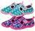 Aquakiks Girls' Water Shoes – 2 Pack Non-Slip Quick Dry Waterproof Aqua Shoes (Toddler/Little Kid/Big Kid)