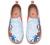 UIN Women's Fashion Floral Art Sneaker Painted Canvas Slip-On Ladies Travel Shoes