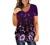 Beadchica Plus Size Tunic Tops For Leggings Casual Flowy Tshirts Ruched Blouses For Women