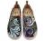 UIN Women's Fashion Floral Art Sneaker Painted Canvas Slip-On Ladies Travel Shoes