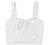 Verdusa Women's Frill Trim Strap Tie Knot Ruched Front Bustier Crop Top