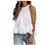 Halter Blouse for Women Summer Floral Print Sleeveless Shirts Tank Top Rufflefd Hem Blouses Pom Pom Flowy Tunic Tops