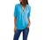 Women's Casual Chiffon Shirts Zip V Neck Roll Up Cuffed Long Sleeve Blouse Tops Summer Business Work Plain Tunic Top