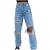 MASZONE High Waisted Jeans for Women Y2K Fashion Wide Leg Denim Pants Loose Back Butterfly Print Straight Trousers Jeans