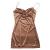 ZAFUL Women's Sexy Spaghetti Straps Side Slit Stain Cami Dress A Line Solid Party Club Hoilday Slip Dress