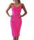 xxxiticat Women's Sleeveless Spaghetti Strap Satin Dress Cocktail Beach Evening Party Cowl Neck Dot Leopard Midi Dresses