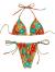 SOLY HUX Women's Floral Print Halter Triangle Tie Side Bikini Set Two Piece Swimsuits