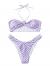 SOLY HUX Women's Criss Cross Halter Bikini Bathing Suits 2 Piece Swimsuits