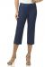 Rekucci Women's Ease into Comfort Capri with Button Detail