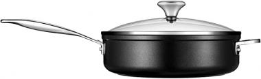 Le Creuset Toughened Nonstick PRO Saute Pan With Glass Lid, 4.25 qt.